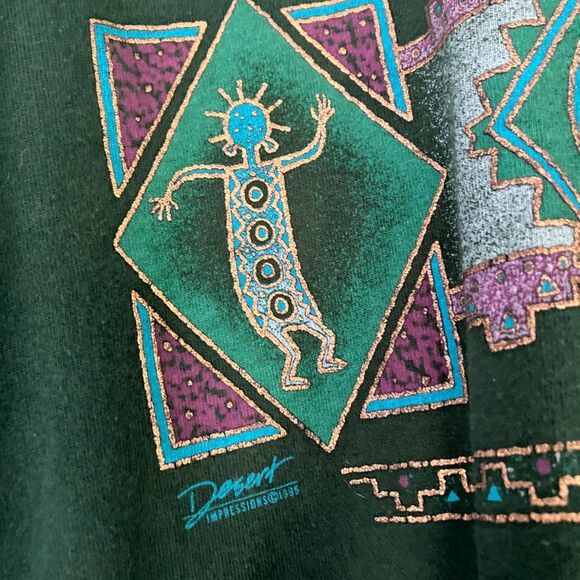 Hunter Green Las Vegas Tunic Top Size L - Picture 7 of 8